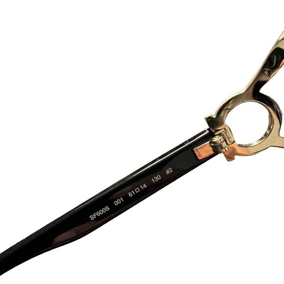 SALVATORE FERRAGAMO SF600S 61mm Oversized Sunglasses in Black/ Grey Gradient - Picture 6 of 9